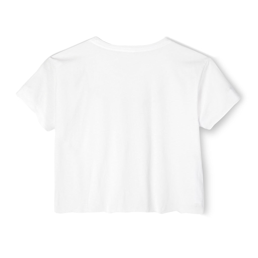 Red, White & Blonde Crop Top — Women's 4th of July Festival Tee