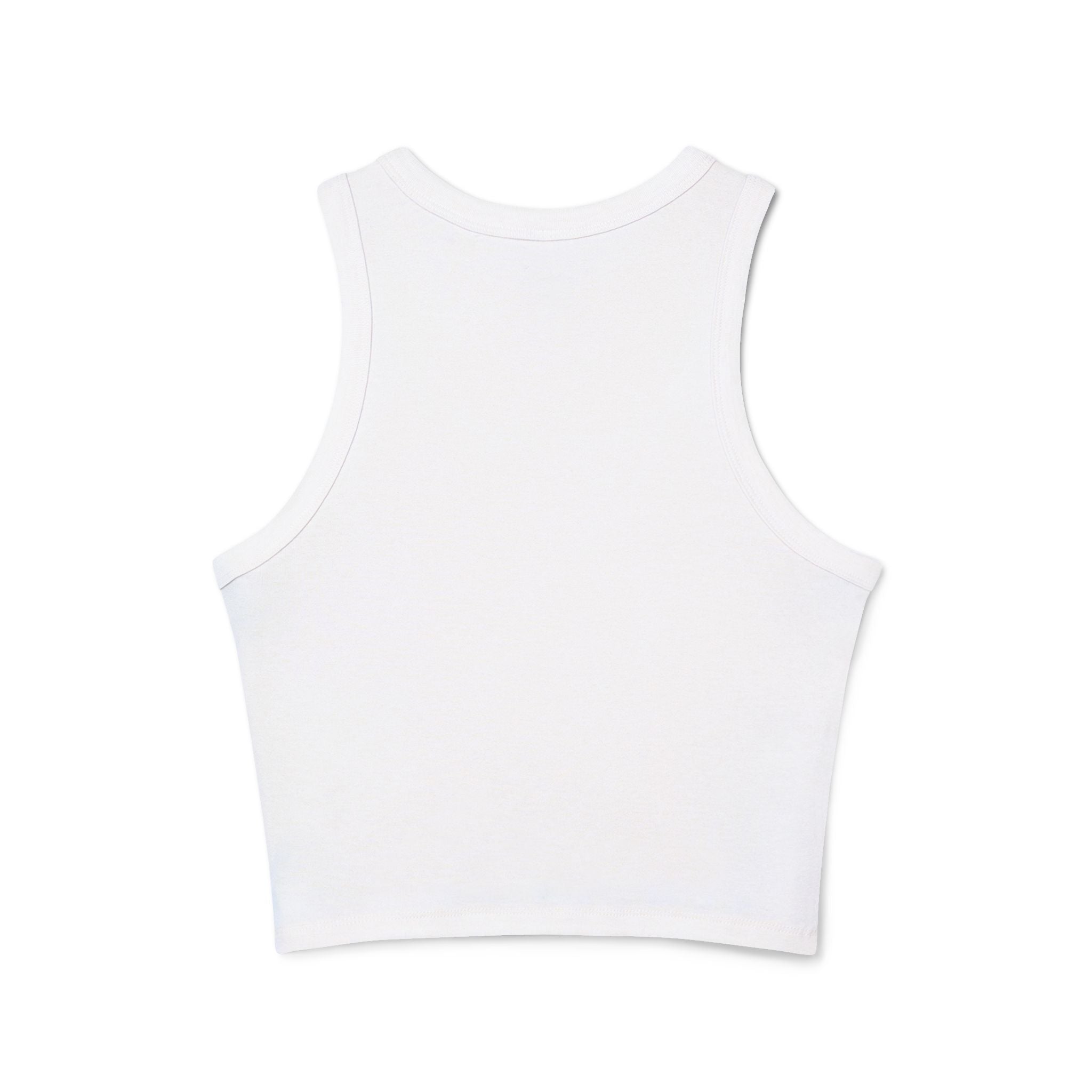 Women's Red White & 4th Racer Tank — Patriotic 4th of July Crop Top