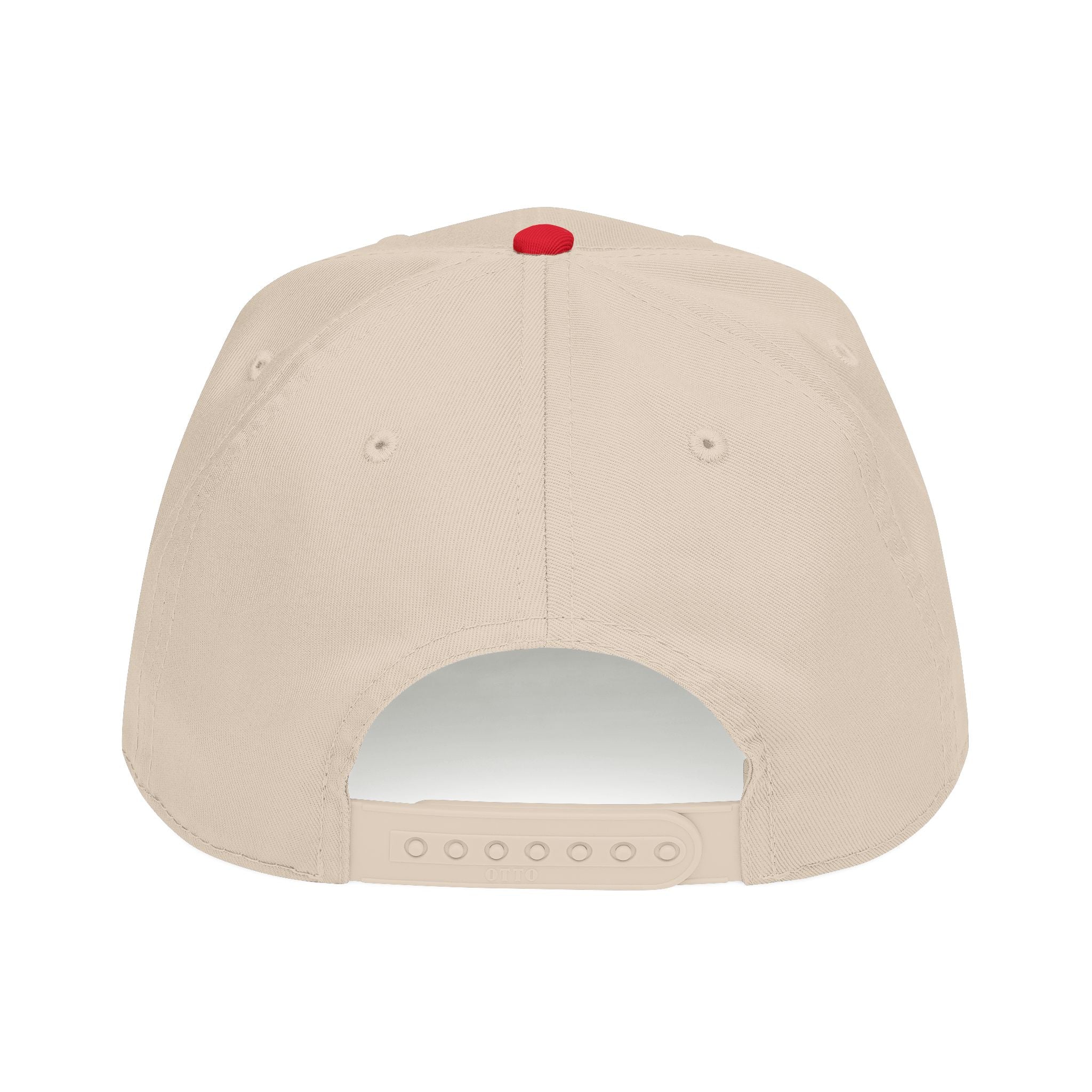 Red, White, Blonde cap
