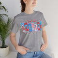 God Bless America Patriotic T-Shirt — Red, White & Blue 4th of July Tee