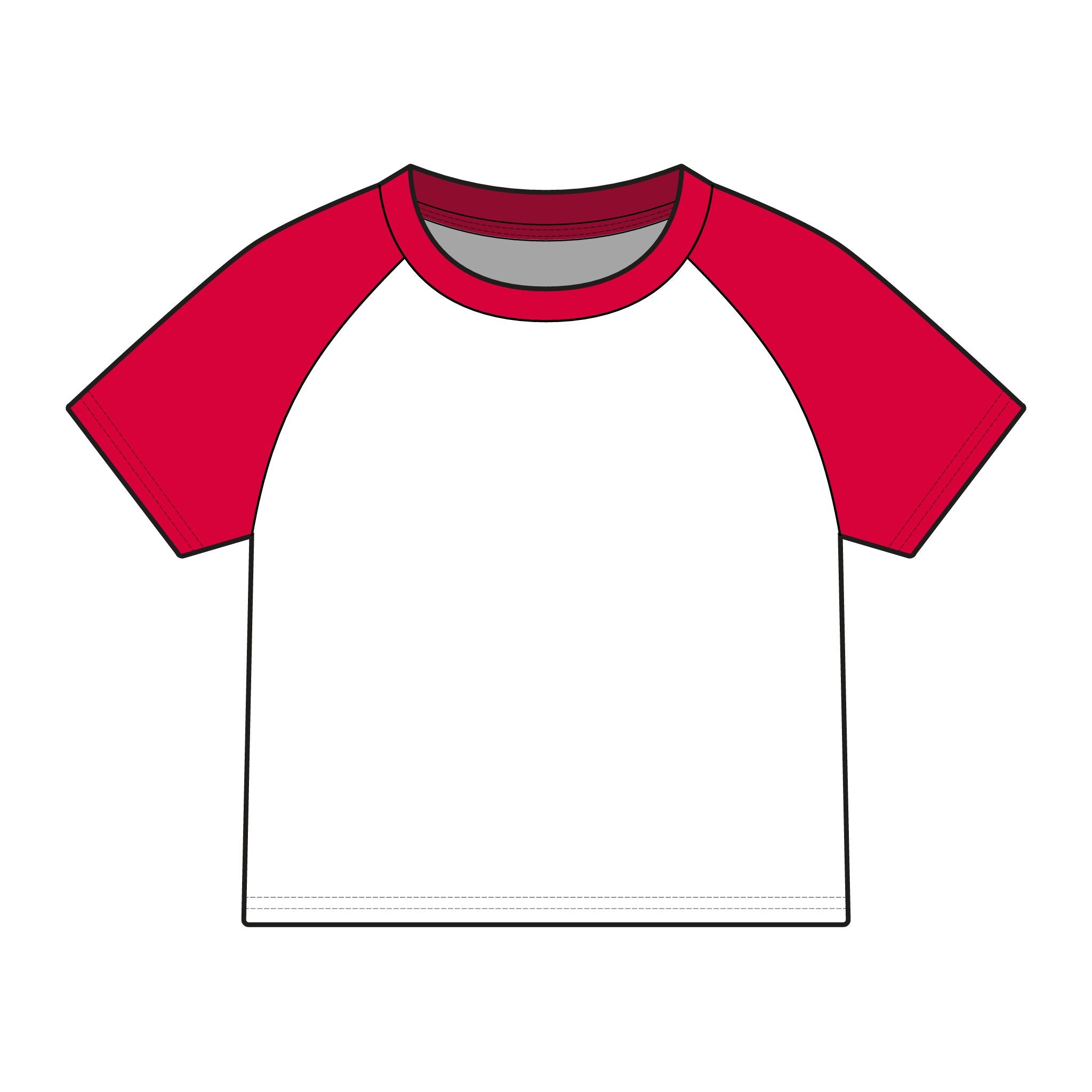 USA 2450 "Years of Freedom" Raglan Tee — Patriotic 4th of July Women's Tee